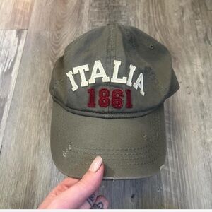 Italia 1861 Olive Green Baseball Cap